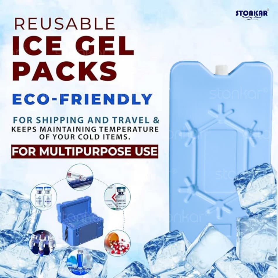 Ice Gel Pads | Durable & Leak-Proof | Multi-Use Long-Lasting Ice Gel Packs | Pack of 2